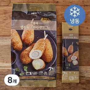 잇퀄리티 고품격 임실치즈 반반 핫도그 (냉동), 90g, 8개