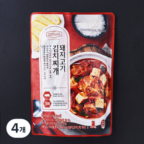 신세계푸드 호텔컬렉션 에센셜 돼지고기 김치찌개, 450g, 4개