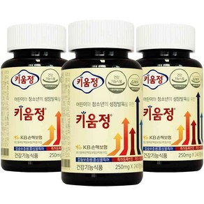 키움정 성장발육 건강기능식품, 60g, 3개