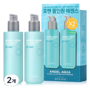 비욘드 엔젤 아쿠아 남성 올인원 에센스 2p, 400ml, 2개