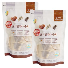 석하 표고멸치 다시팩 10p, 150g, 2개