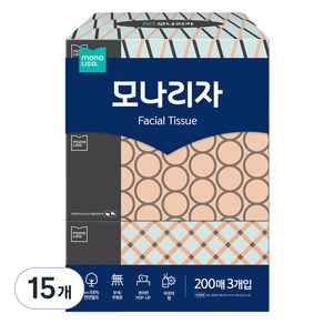 모나리자 천연펄프 미용티슈 2겹