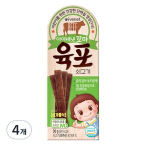 아이배냇 꼬마 육포 6p, 쇠고기, 30g, 4개