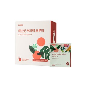 캐빈잇 커피백 프루티 원두 티백 커피, 12g, 7개입, 1개