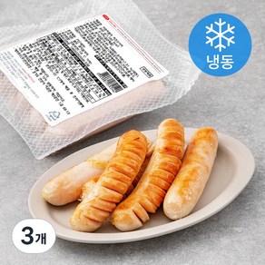 에쓰푸드 브런치델리 치킨소시지 10입 (냉동), 600g, 3개