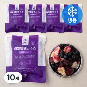 팜조아 리얼 클렌즈 주스 Puple KIT 200g (냉동), 10개