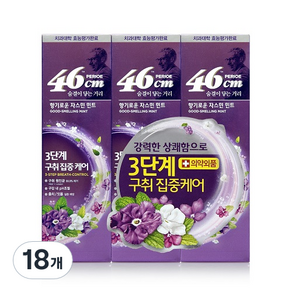 페리오 46cm 굿스멜링 민트 치약, 100g, 18개