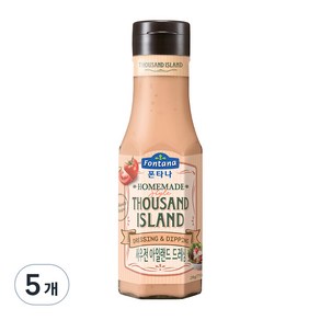 폰타나 사우전 아일랜드 드레싱, 250g, 5개