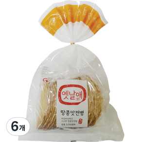 청우 옛날애 땅콩 전병, 250g, 6개