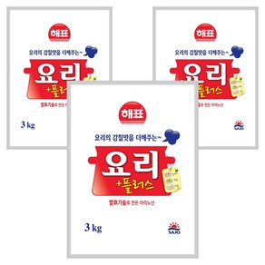 해표 요리플러스, 3kg, 3개