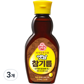 오뚜기옛날 참기름, 300ml, 3개