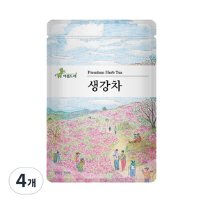 아름드레 삼각티백 생강차, 1.3g, 25개입, 4개