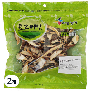 나물이야기 국산 건표고버섯 슬라이스, 70g, 2개