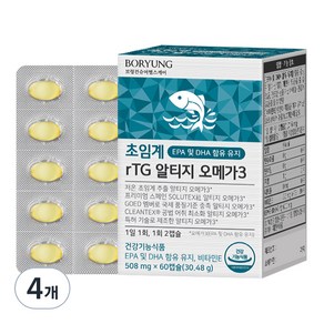 보령 초임계 알티지 오메가3 30.48g, 4개