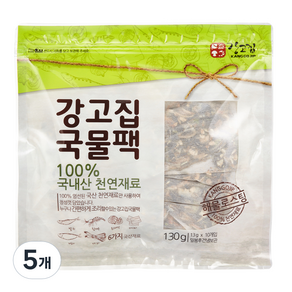 강고집 강고집 국물팩 10p, 130g, 5개