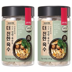 오감식탁 더 진한 육수, 195g, 2개