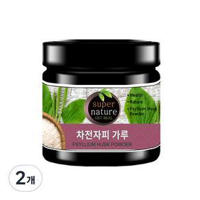 스타일쿡 차전자피 가루, 100g, 2개