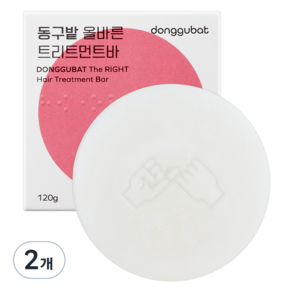 동구밭 올바른 트리트먼트바, 100g, 2개