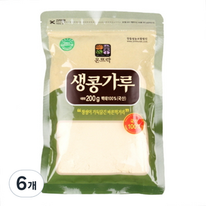 온뜨락 생콩가루, 200g, 6개