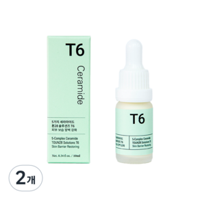 톤28 T6 솔루션즈 보습장벽강화 세럼, 10ml, 2개