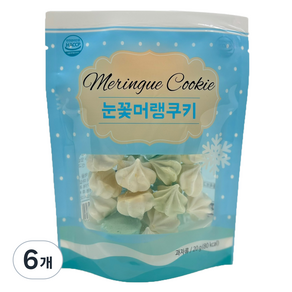 마늘빵집 눈꽃 머랭쿠키, 20g, 6개