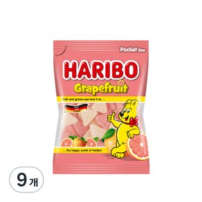 하리보 그레이프프루트 젤리, 100g, 9개