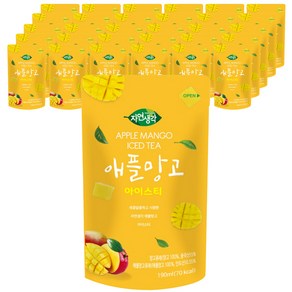 자연생각 애플망고 아이스티, 190ml, 50개