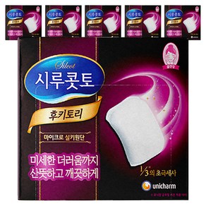 유니참 시루콧토 후키토리코튼 화장솜, 32개입, 6개