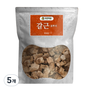 자연먹음 건조 칡뿌리 갈근, 300g, 5개