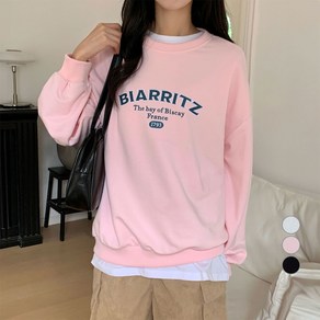 아피나르 자수 그래픽 스웻셔츠 Biarritz