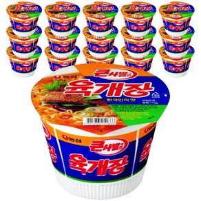 육개장 큰사발면 110g