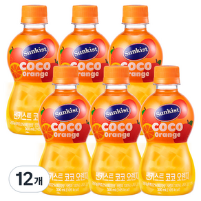 썬키스트 코코 오렌지, 300ml, 12개