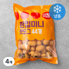 식자재왕 미니핫도그 (냉동), 1kg, 4개