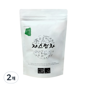 산해랑 중국 명차 자스민차, 80g, 2개