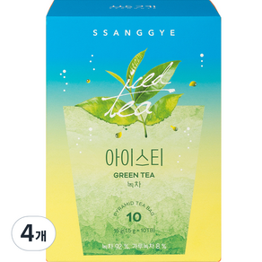 쌍계명차 녹차 아이스티 10p, 1.5g, 10개입, 4개