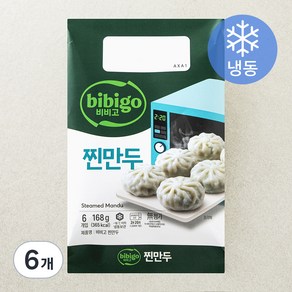 비비고 찐만두 (냉동), 168g, 6개