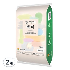 화성RPC 2024년산 햅쌀 경기미 백미, 특등급, 10kg, 2개