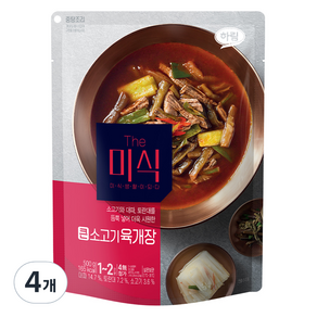 더미식 큰 소고기육개장, 500g, 4개