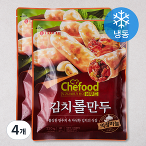 쉐푸드 김치롤만두 (냉동), 330g, 4개