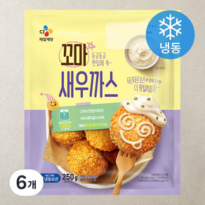 CJ제일제당 꼬마 새우까스 (냉동), 250g, 6개