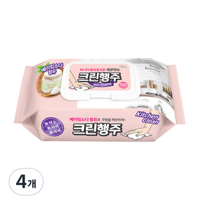 자연처럼 크린행주, 100개입, 4개