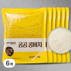 곰곰 콩비지, 1kg, 6개