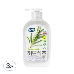 참그린 허브식초 설거지, 470g, 3개