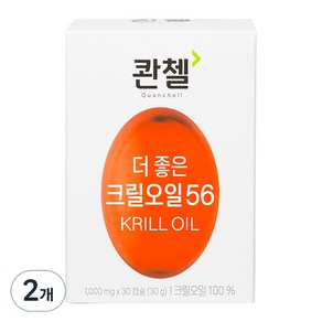 콴첼 더 좋은 크릴오일 56 30g, 2개, 30정