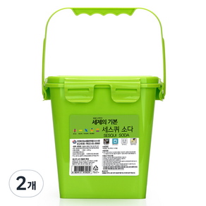 세제의기본 세스퀴 소다 + 계량스푼, 2개, 2kg