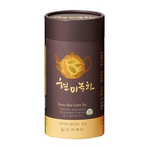 한국제다 현미녹차 지관 100g, 1개, 1개입