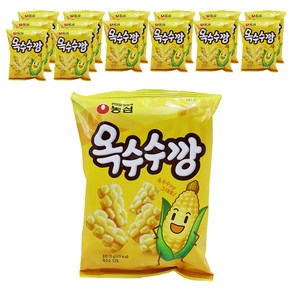 농심 옥수수깡 과자, 70g, 15개
