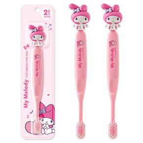 아텍스 산리오캐릭터즈 피규어 유아 칫솔 STEP2, 마이멜로디, 3개, 1개입