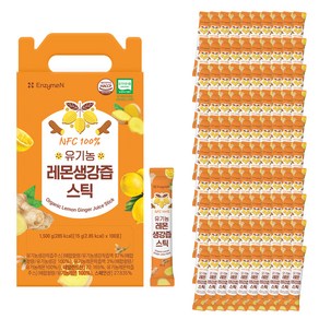 엔자임엔 유기농 레몬 생강즙 스틱 100p, 1.5kg, 1개