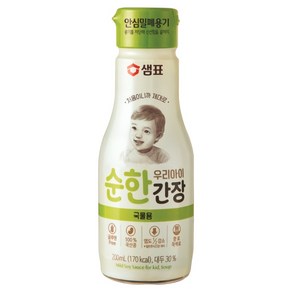 샘표 우리 아이 순한 간장 국물용, 1개, 200ml